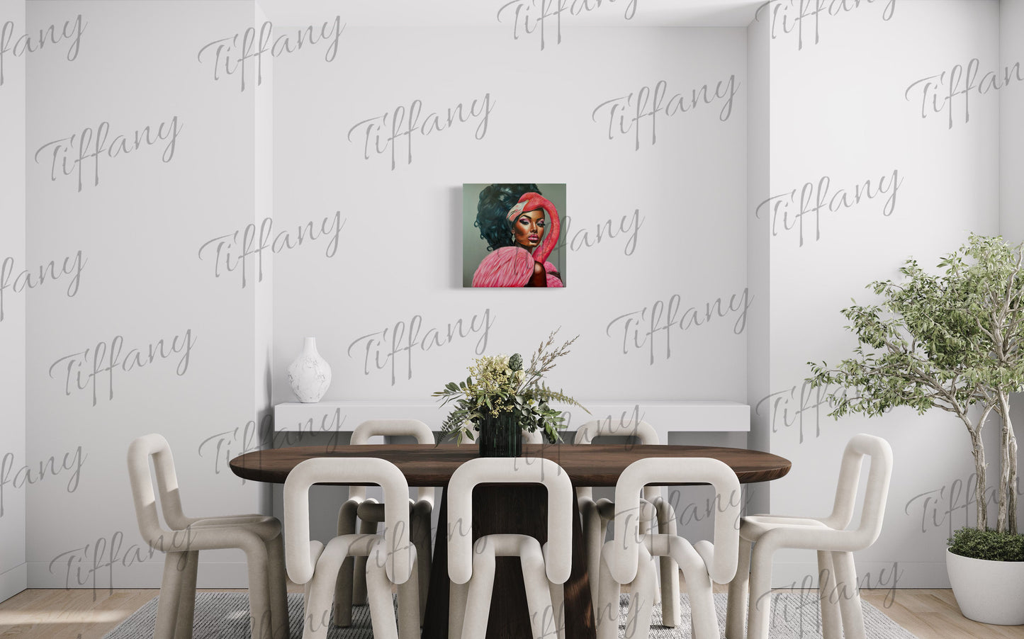 “Flamingo Dreams" Limited Edition Canvas Print
