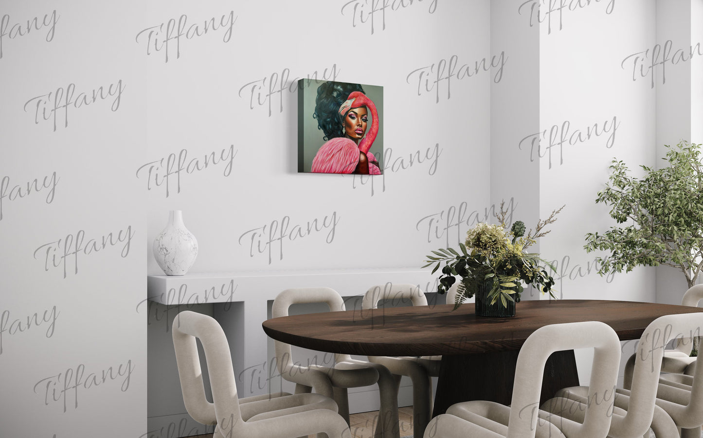 “Flamingo Dreams" Limited Edition Canvas Print