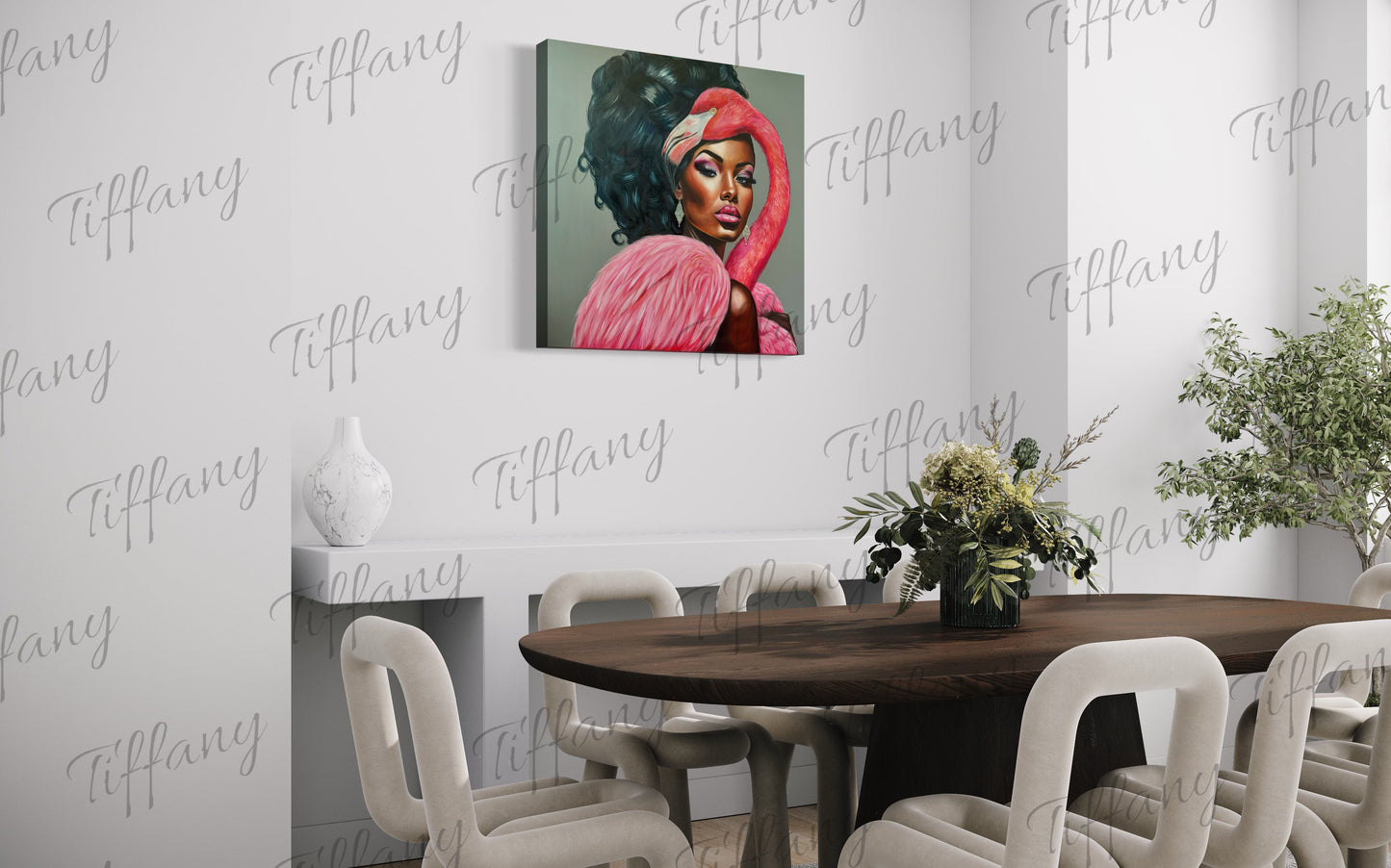 “Flamingo Dreams" Limited Edition Canvas Print