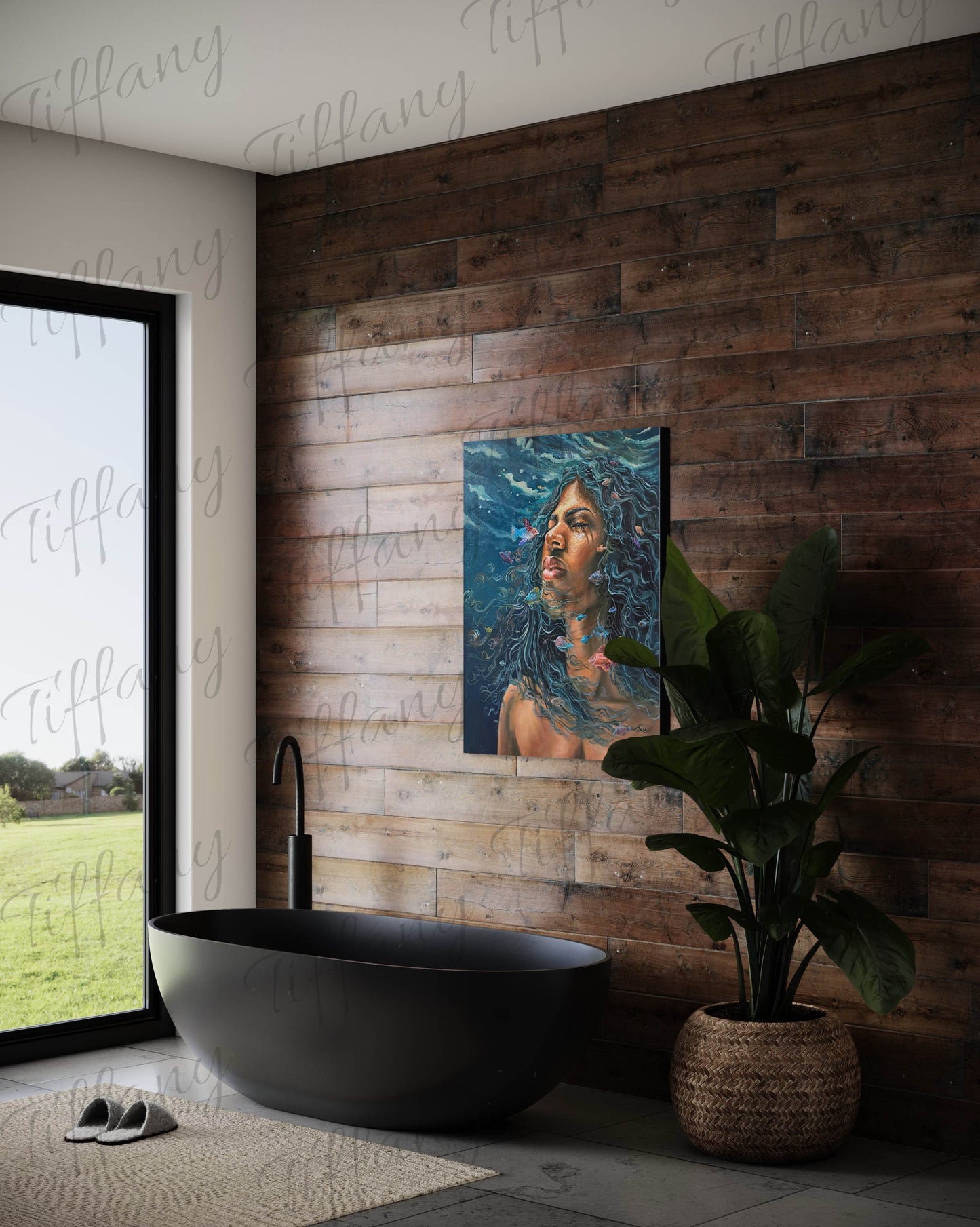 “Immersed in Solace" Limited Edition Canvas Print