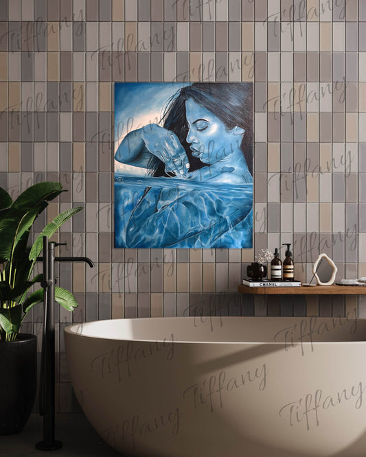 “Cerulean Reflections" Limited Edition Canvas Print