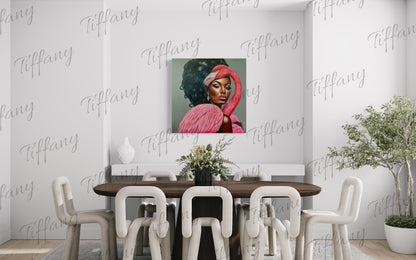 “Flamingo Dreams" Limited Edition Canvas Print