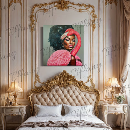 “Flamingo Dreams" Limited Edition Canvas Print