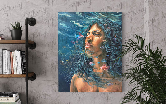 “Immersed in Solace" Limited Edition Canvas Print